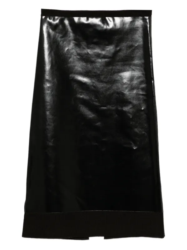 MM6 Maison Margiela Panelled Skirt in Brown