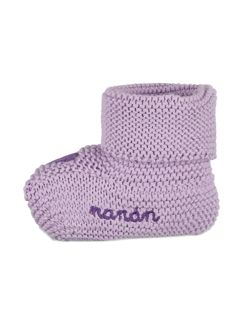 NANAN ribbed crib shoes - Paars