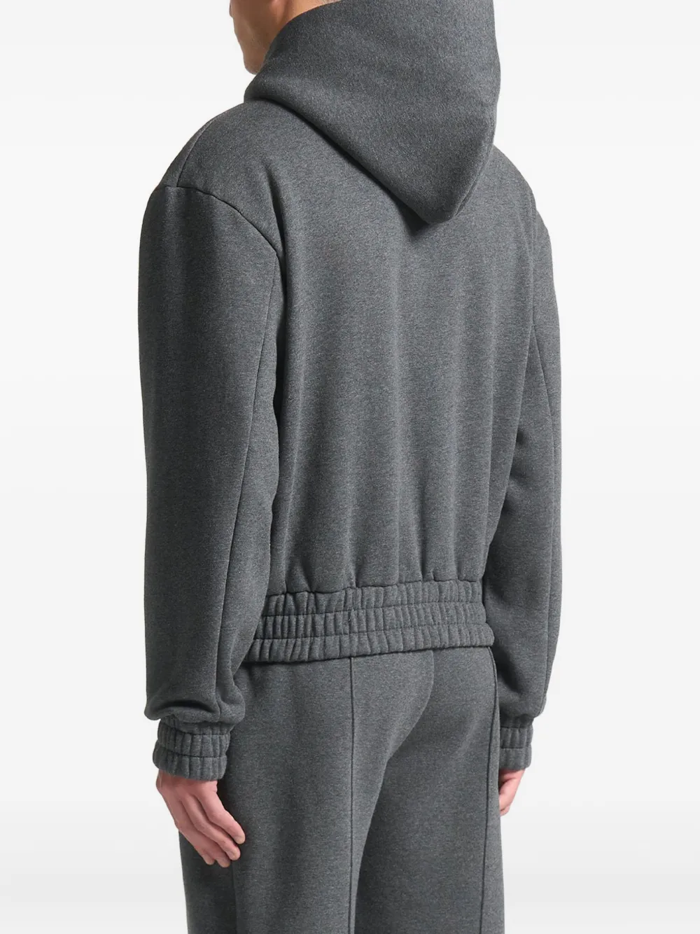 Manière De Voir Kevin hoodie met rits Grijs
