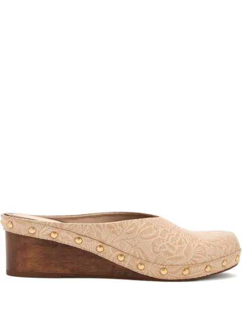 FARM Rio mules con relieve floral