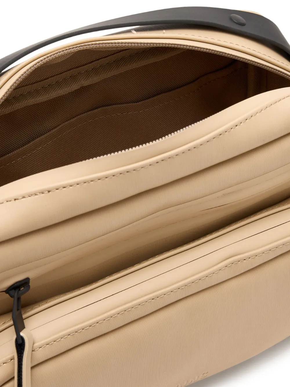 Rains Cargo messengertas met ritsdetail Beige