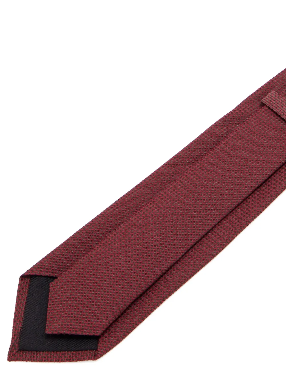 BOSS Zijden stropdas Rood