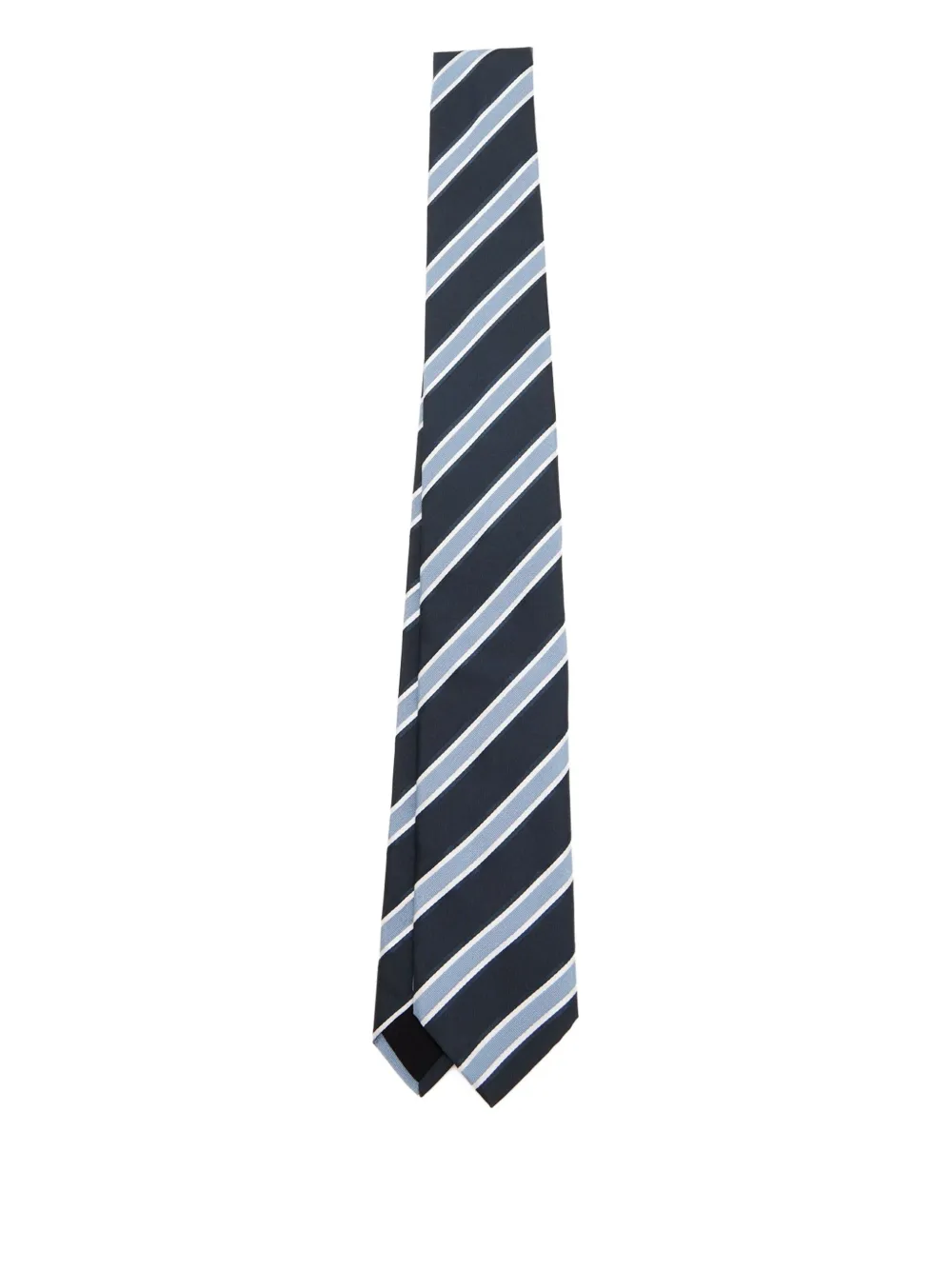 BOSS striped-pattern silk tie | Blue | Image 1