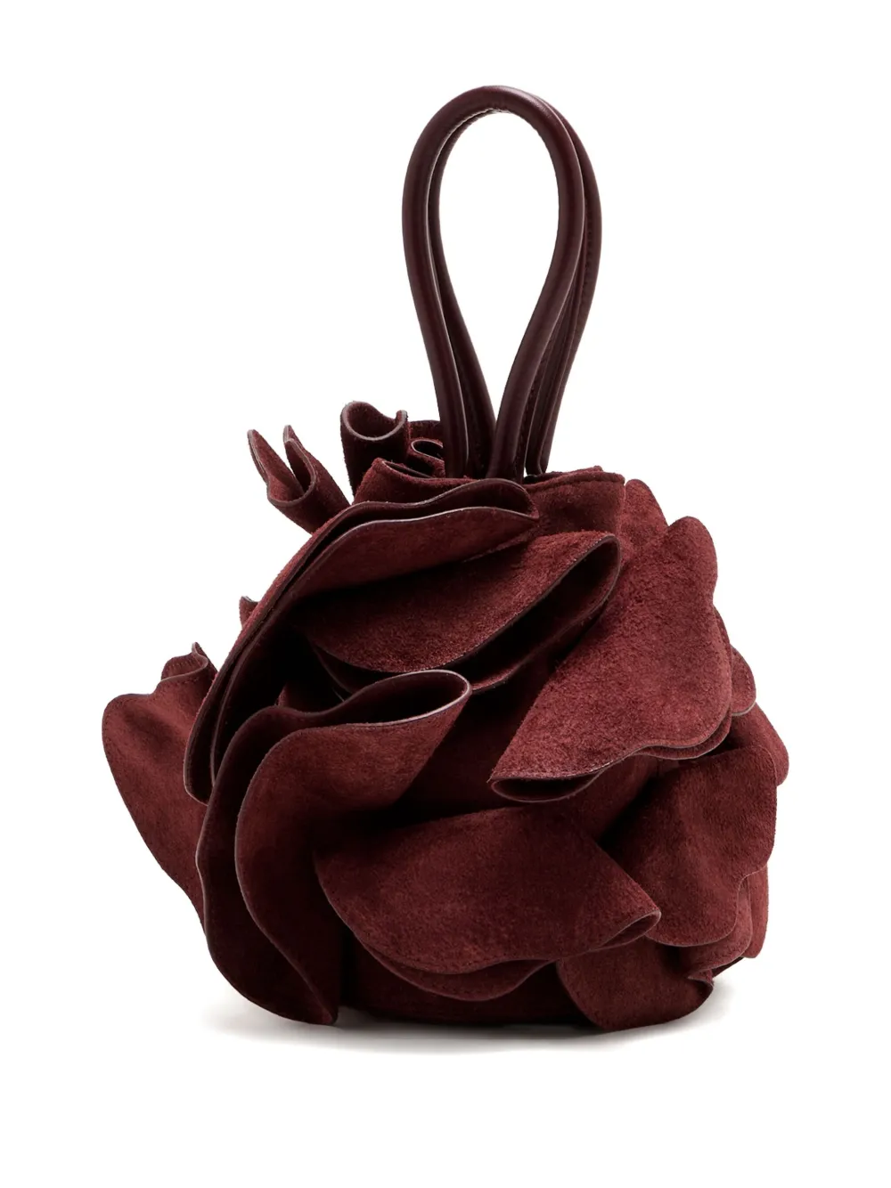 Farm Rio Ruffled Cross Body Bag In Red