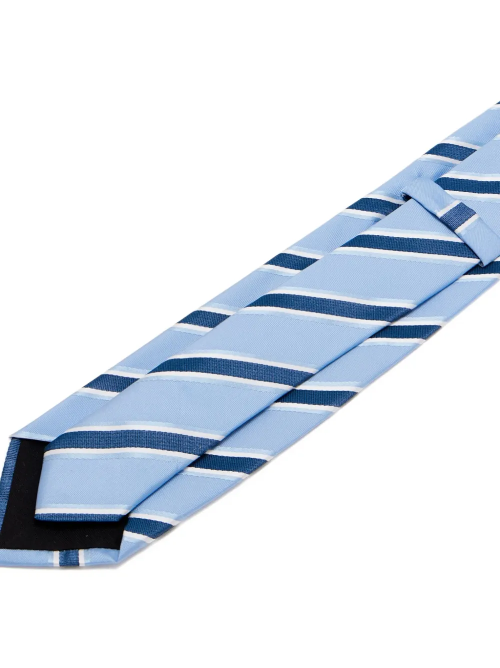 BOSS corbata de seda con rayas estampadas | Image 2