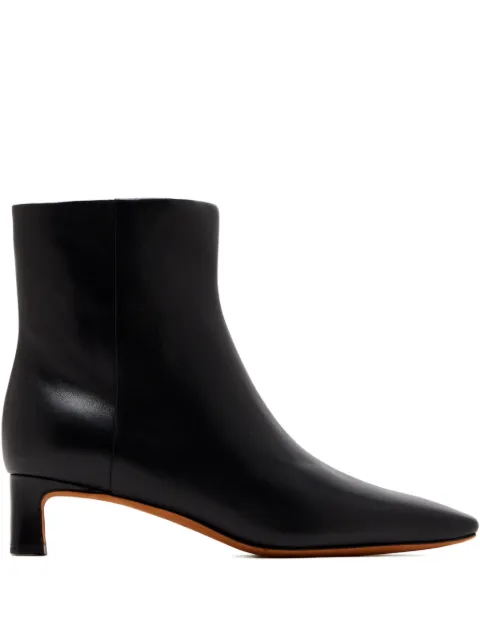 Vince 40mm Harlan square-toe leather ankle boots