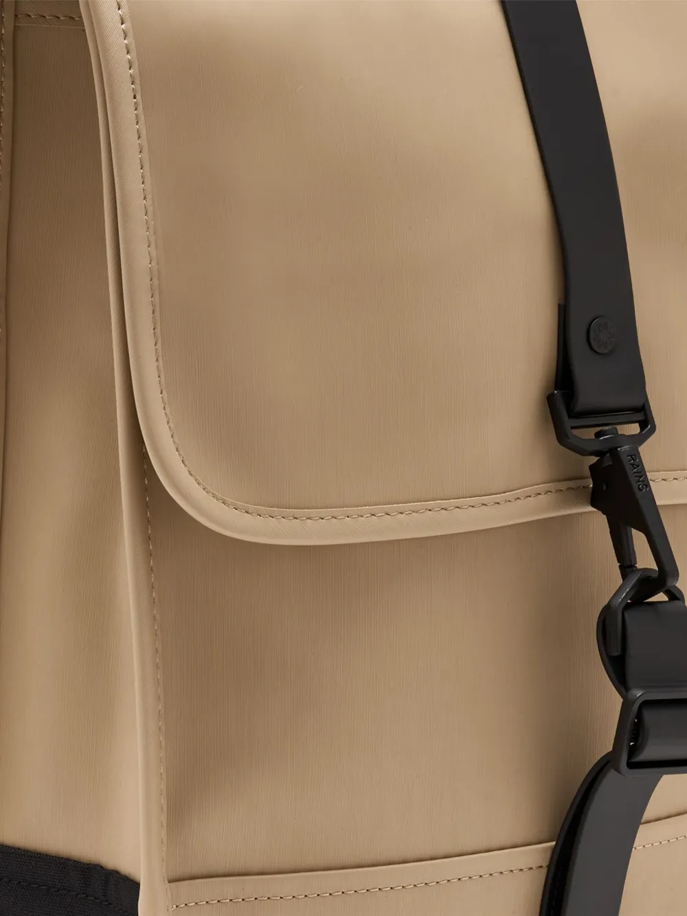 Rains Flap Strap Backpack In Brown