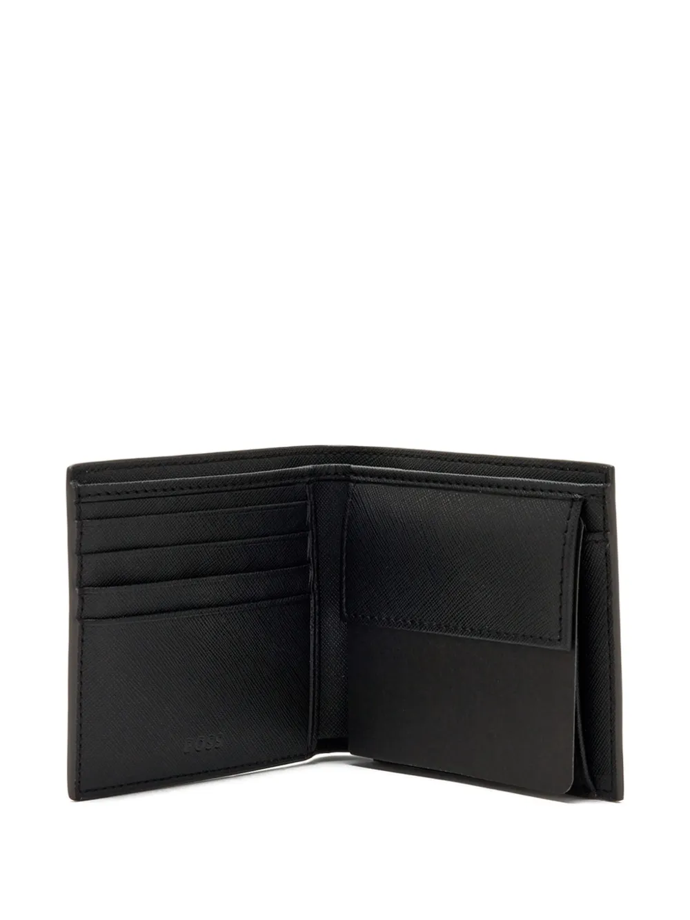 BOSS Portemonnee met monogram-patroon Bruin