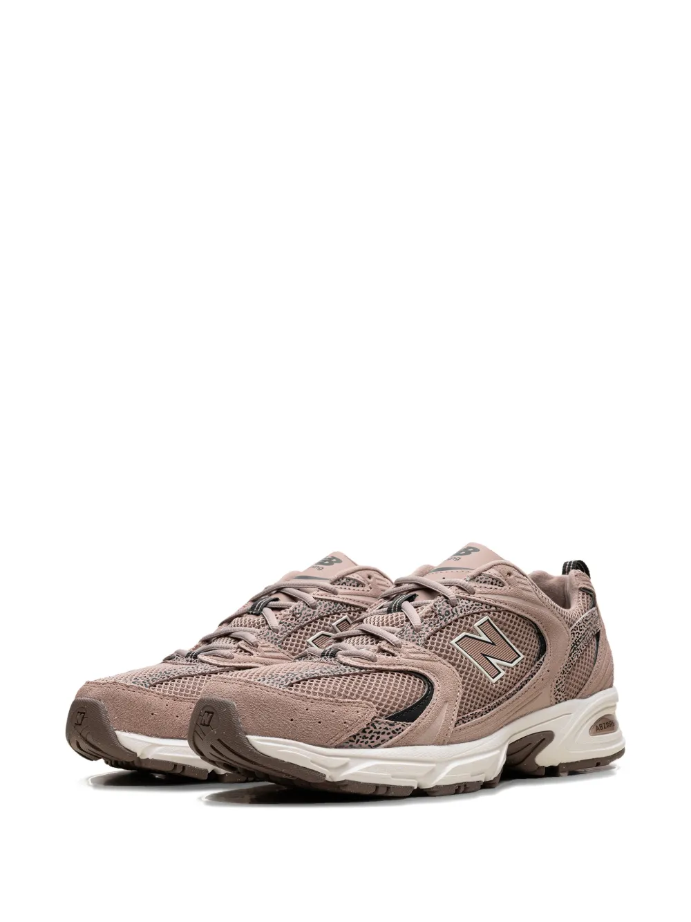 New Balance Sneakers met logodetails Beige