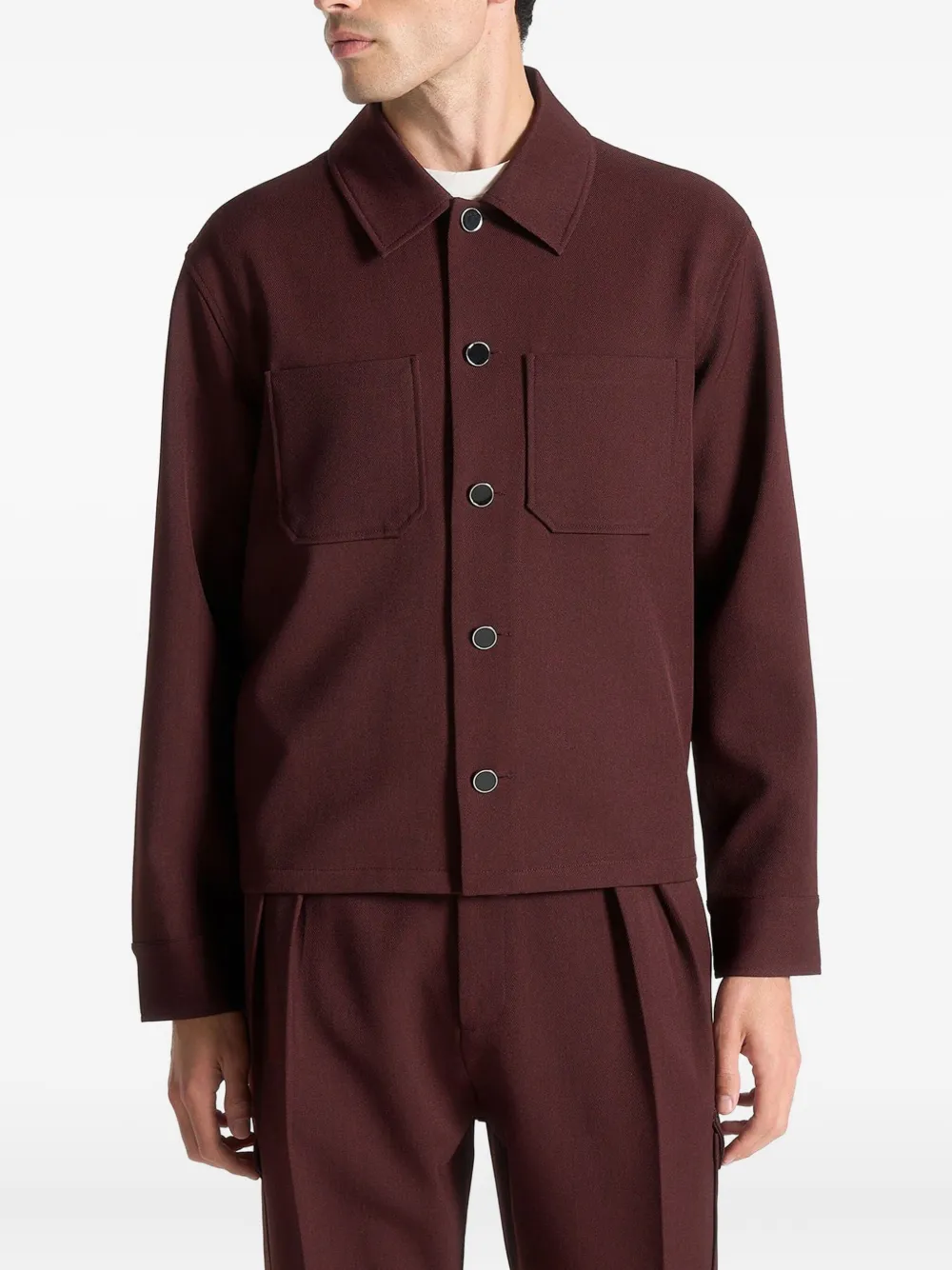 Manière De Voir Benoit shirtjack Rood