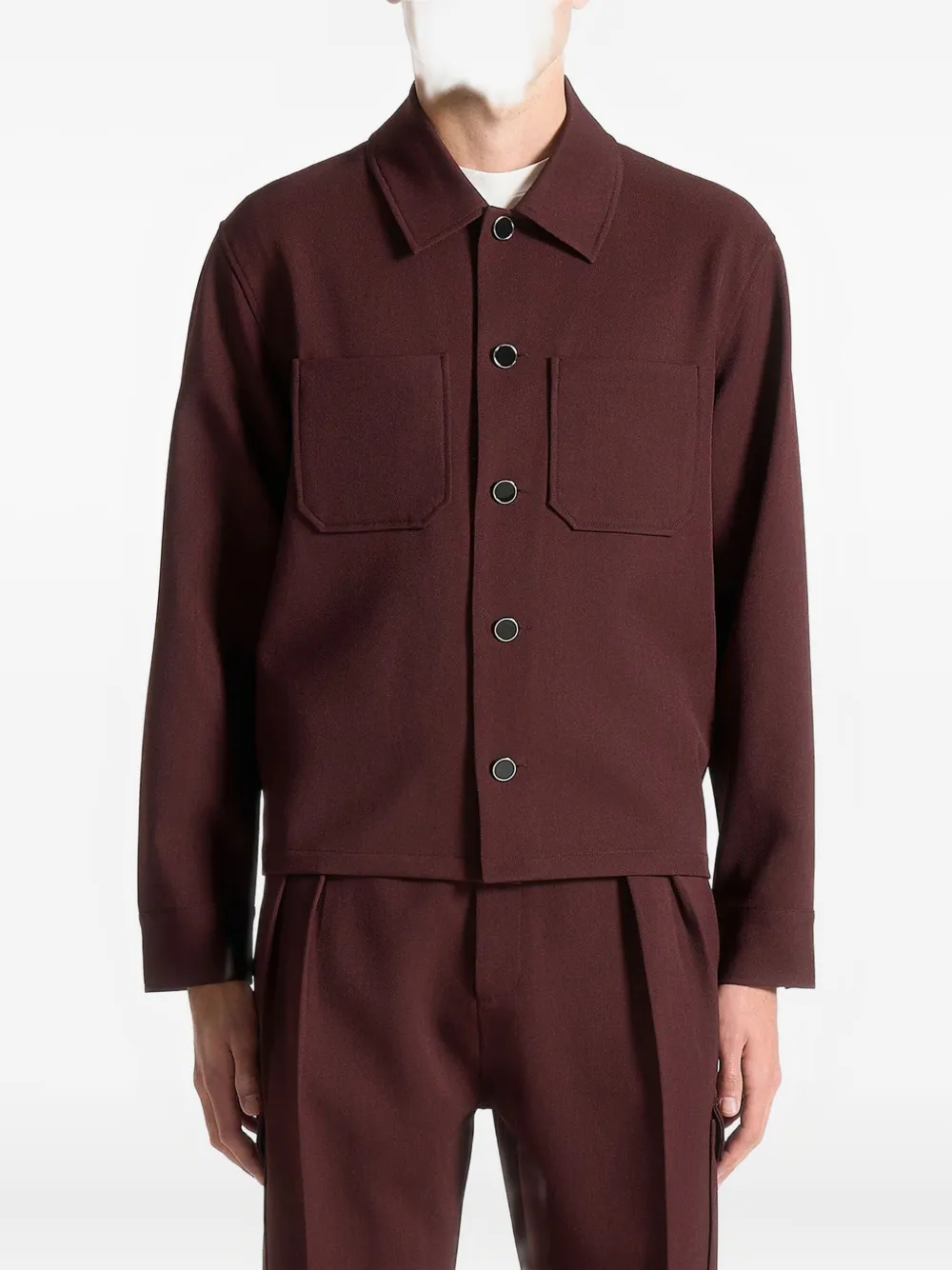 Manière De Voir Benoit overshirt - Rosso