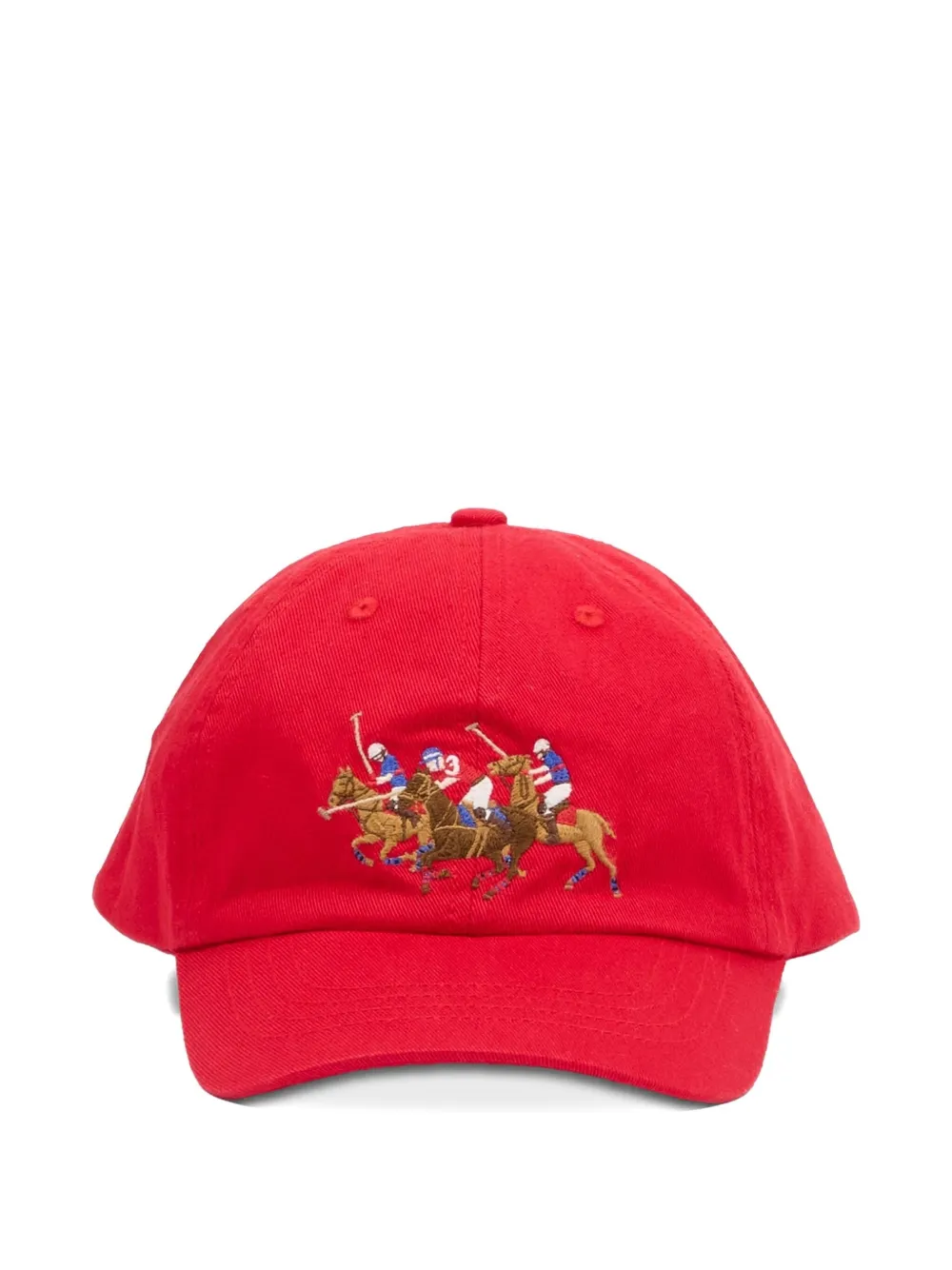 Polo Ralph Lauren Embroidered-design Baseball Cap In Red