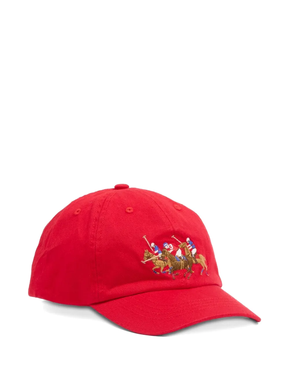 Polo Ralph Lauren Embroidered-design Baseball Cap In Red