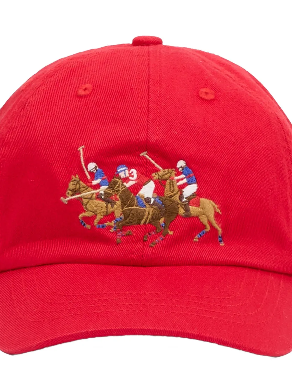 Polo Ralph Lauren Embroidered-design Baseball Cap In Red