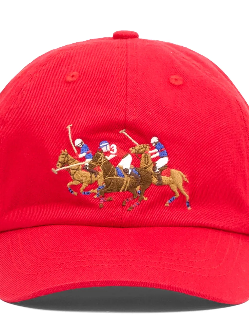 POLO RALPH LAUREN KIDS Honkbalpet met borduurwerk Rood