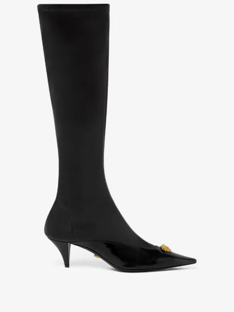 Versace Stiefel mit Medusa-Applikation 55mm