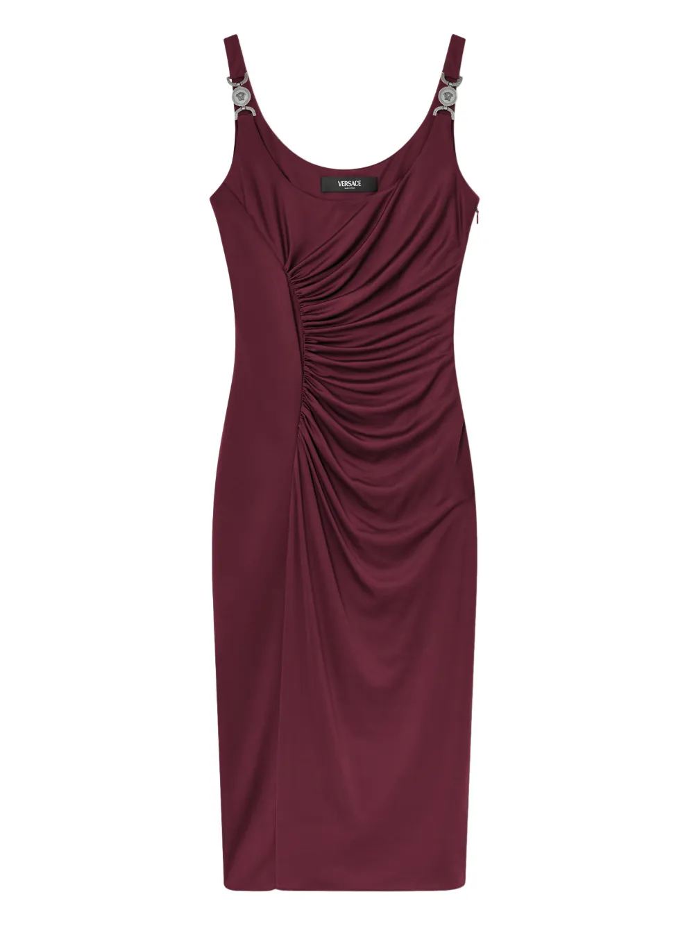 Versace Abito midi Medusa - Rosso