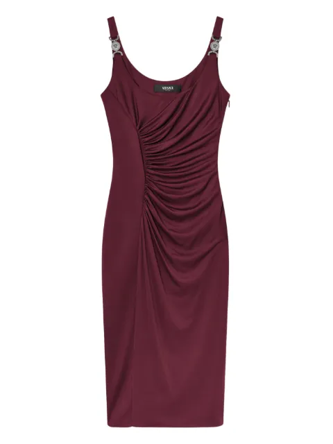 Versace Medusa-hardware midi dress