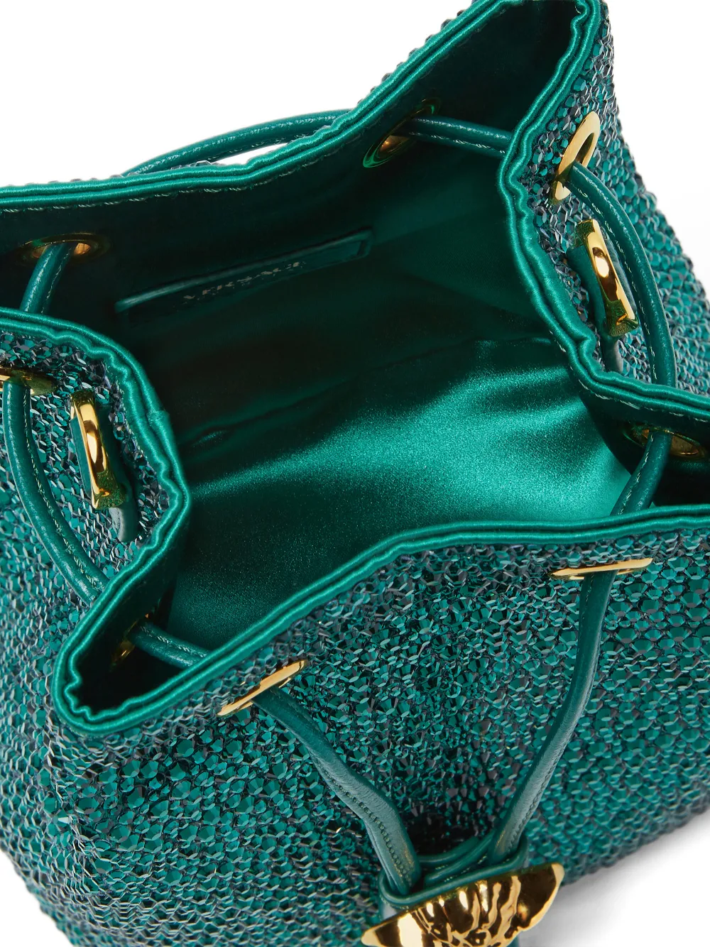 Versace La Medusa mini bucket-tas Groen