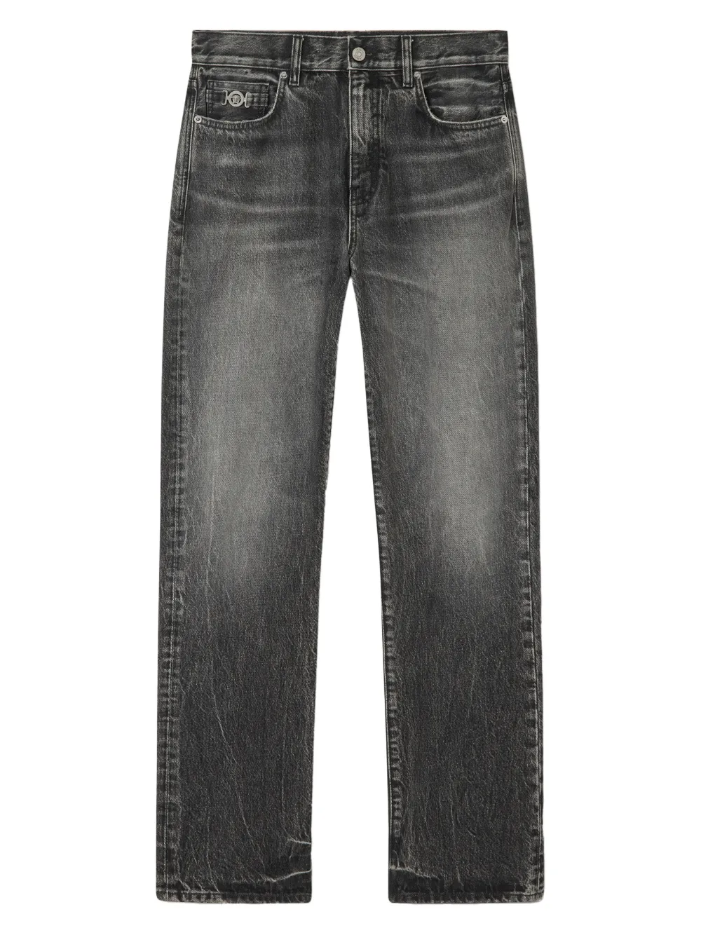 Versace logo-patch jeans | Grey | Image 1