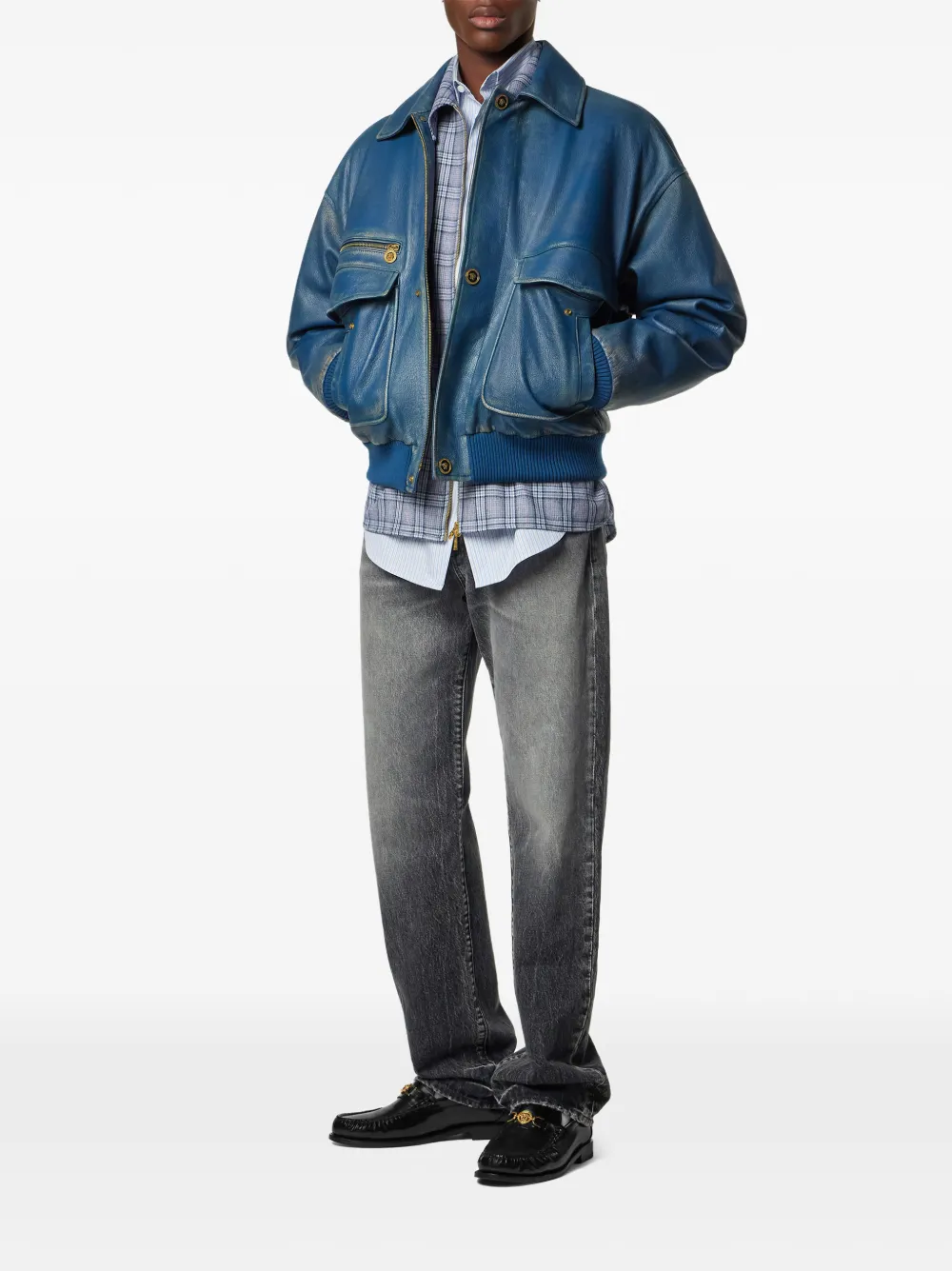 Versace Jeans met logopatch - Grijs