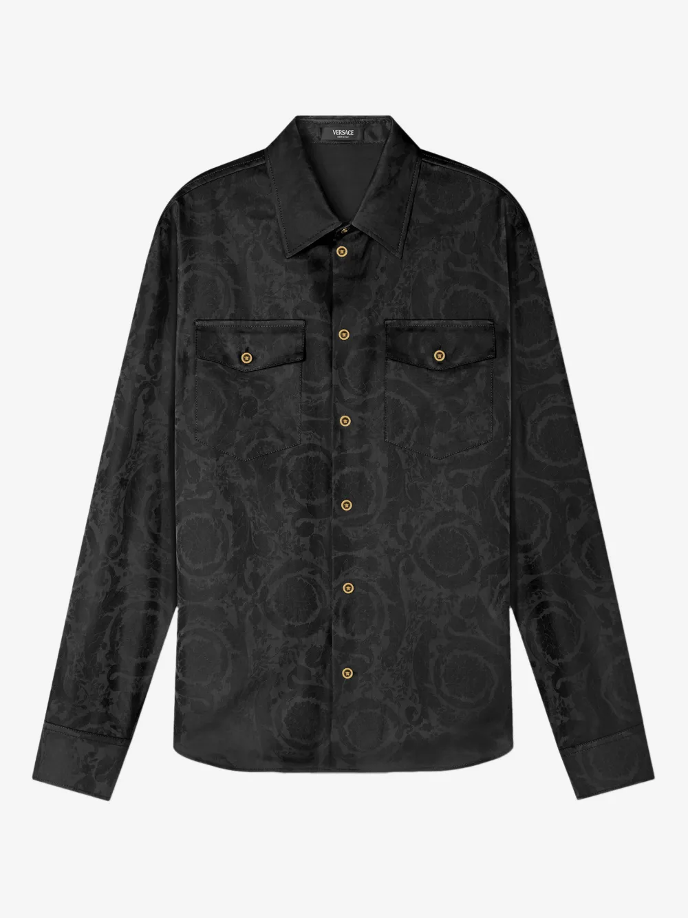 Versace barocco-design shirt | Black | Image 1