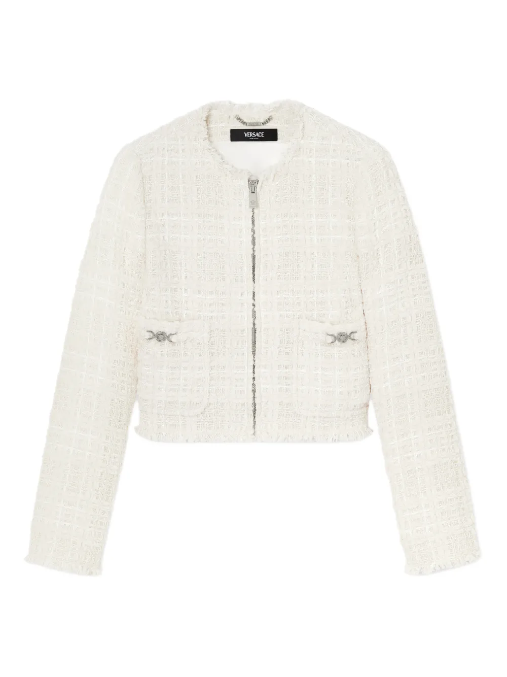 Versace Cardigan in cotone - Toni neutri