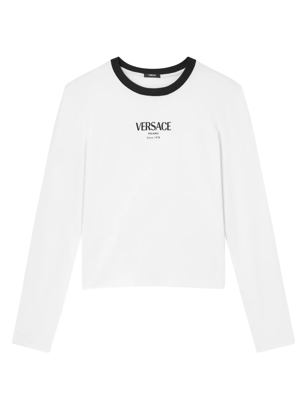 Versace Top a maniche lunghe - Bianco