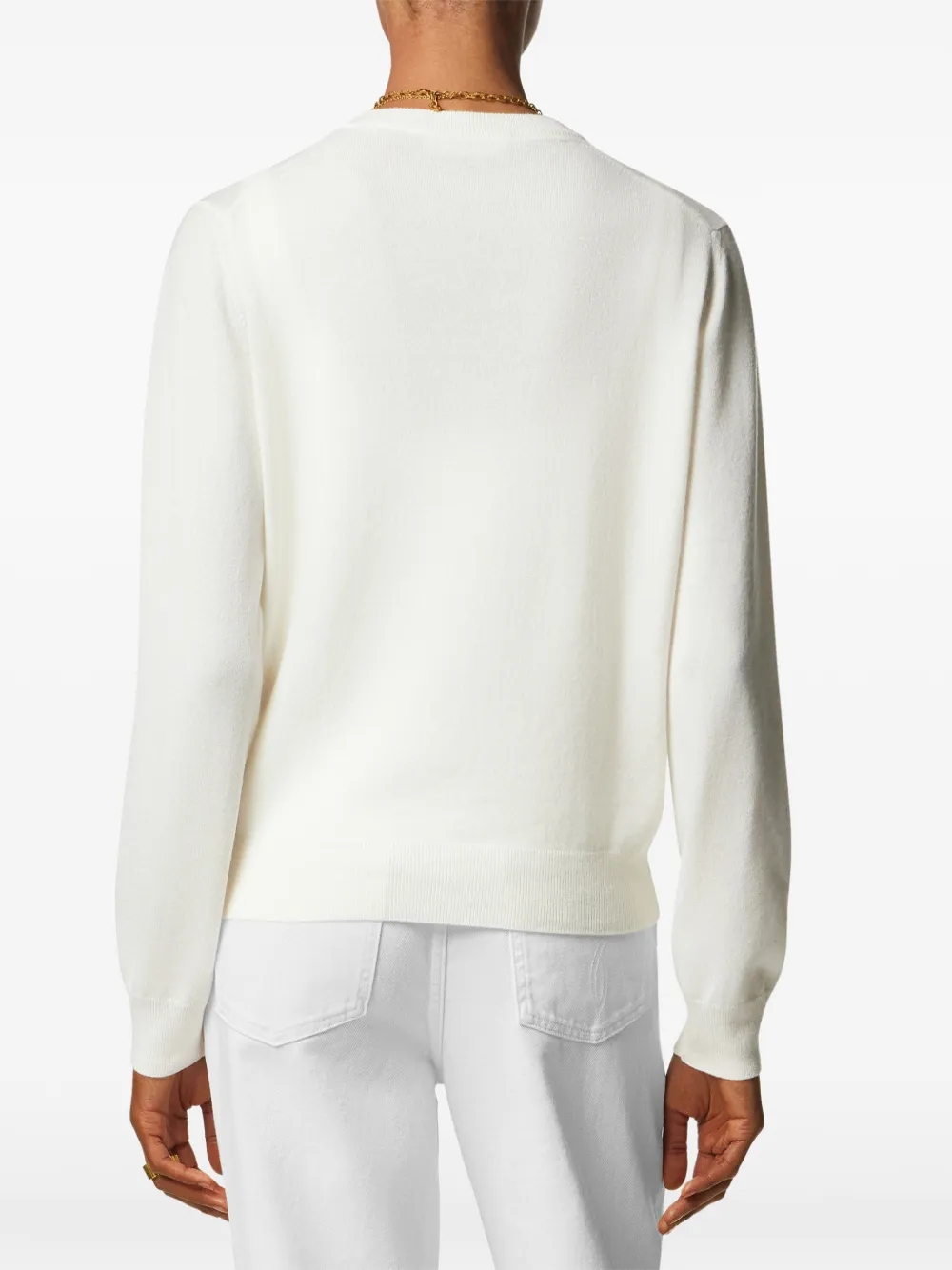 Versace Trui met V-hals Wit