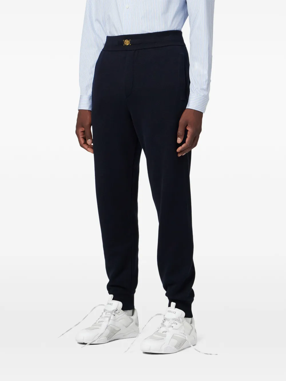 Versace Trainingsbroek met Medusa-detail Blauw