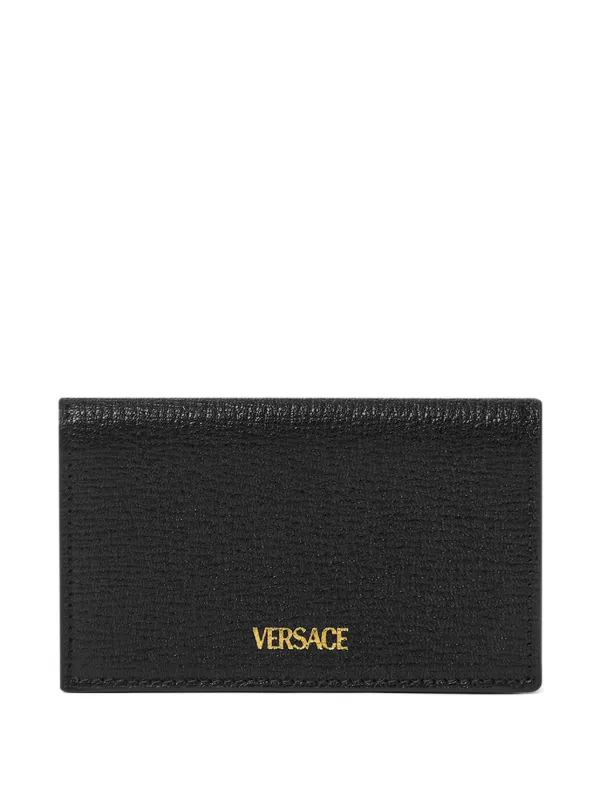 Versace メドゥーサ ビギーレザーカードケース | ブラック | FARFETCH JP