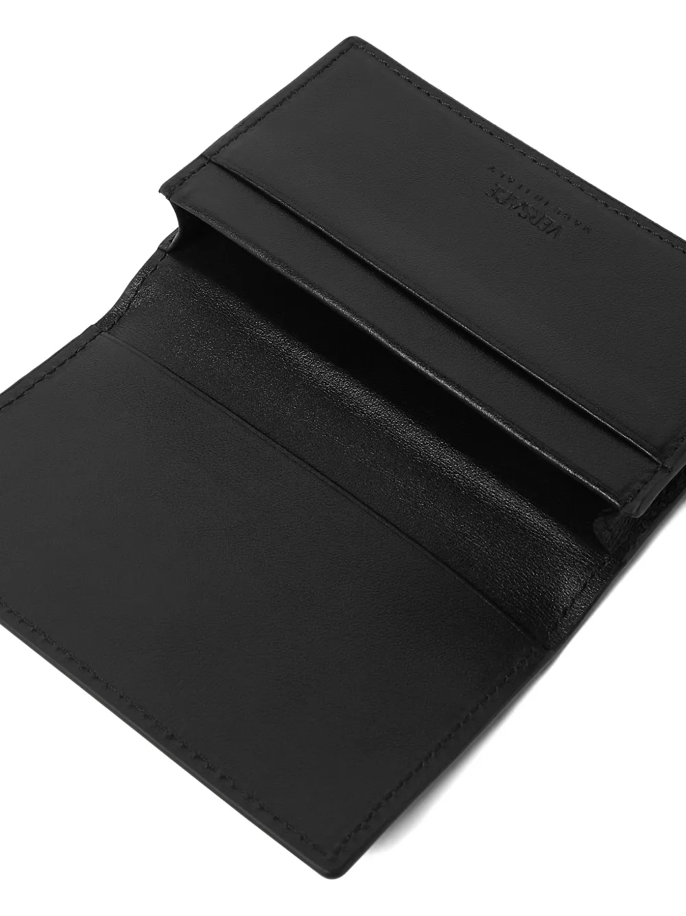  Versace Logo-plaque Wallet - Black 