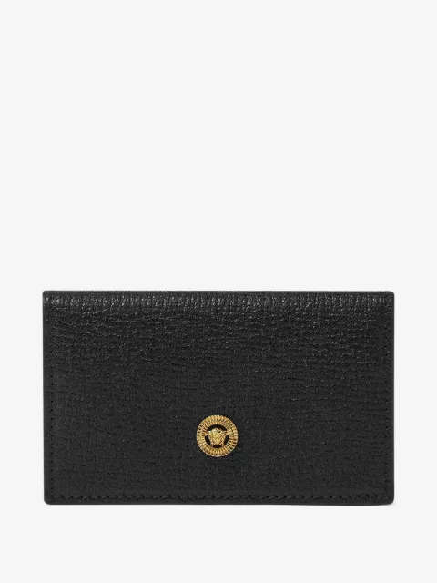 Versace Medusa biggie leather card holder