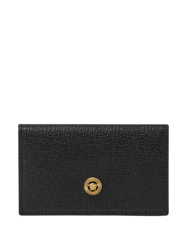 Versace メドゥーサ ビギーレザーカードケース | ブラック | FARFETCH JP