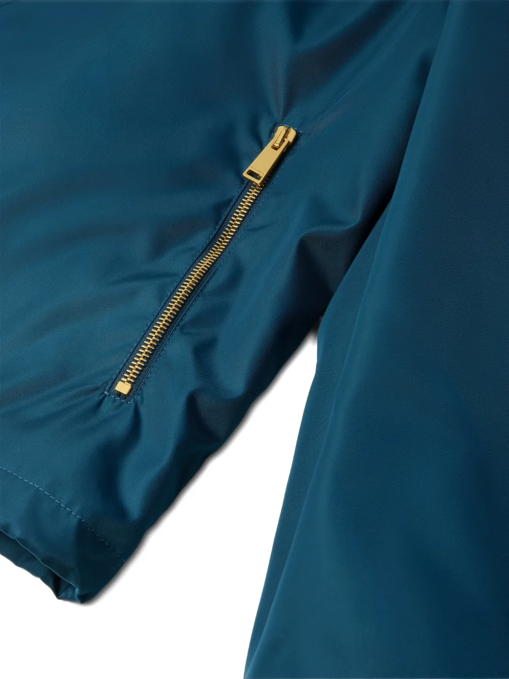 Versace hooded zip jacket Blauw