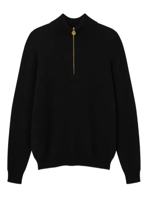 Versace zip-up sweater