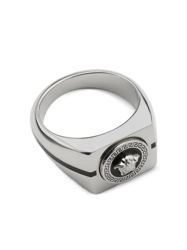 VERSACE リングピアス DG28445 シルバー Versace Icon Ring | Silver | FARFETCH