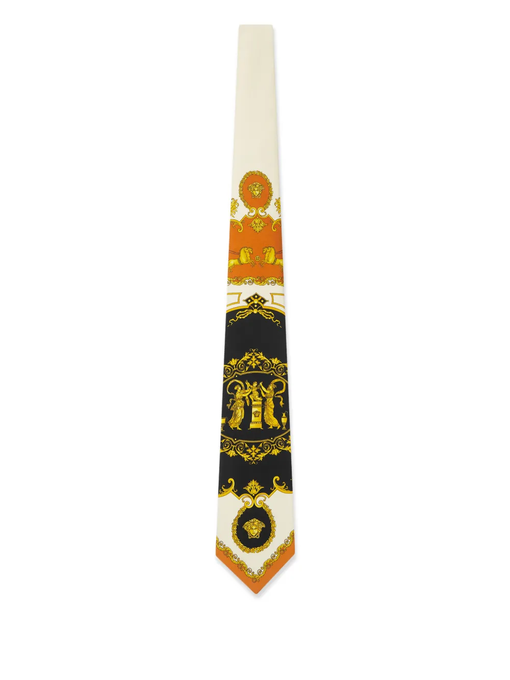 Versace corbata de seda con estampado Medusa | neutro | Image 1