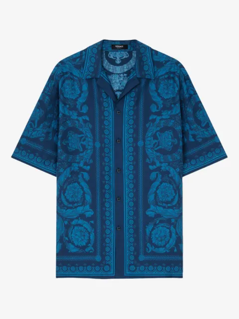 Versace chemise à imprimé baroque