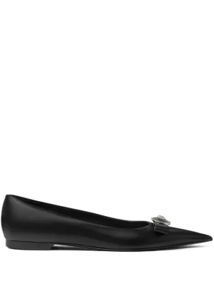 Ferragamo ヴァラリボン フラットシューズ | ブラック | FARFETCH JP
