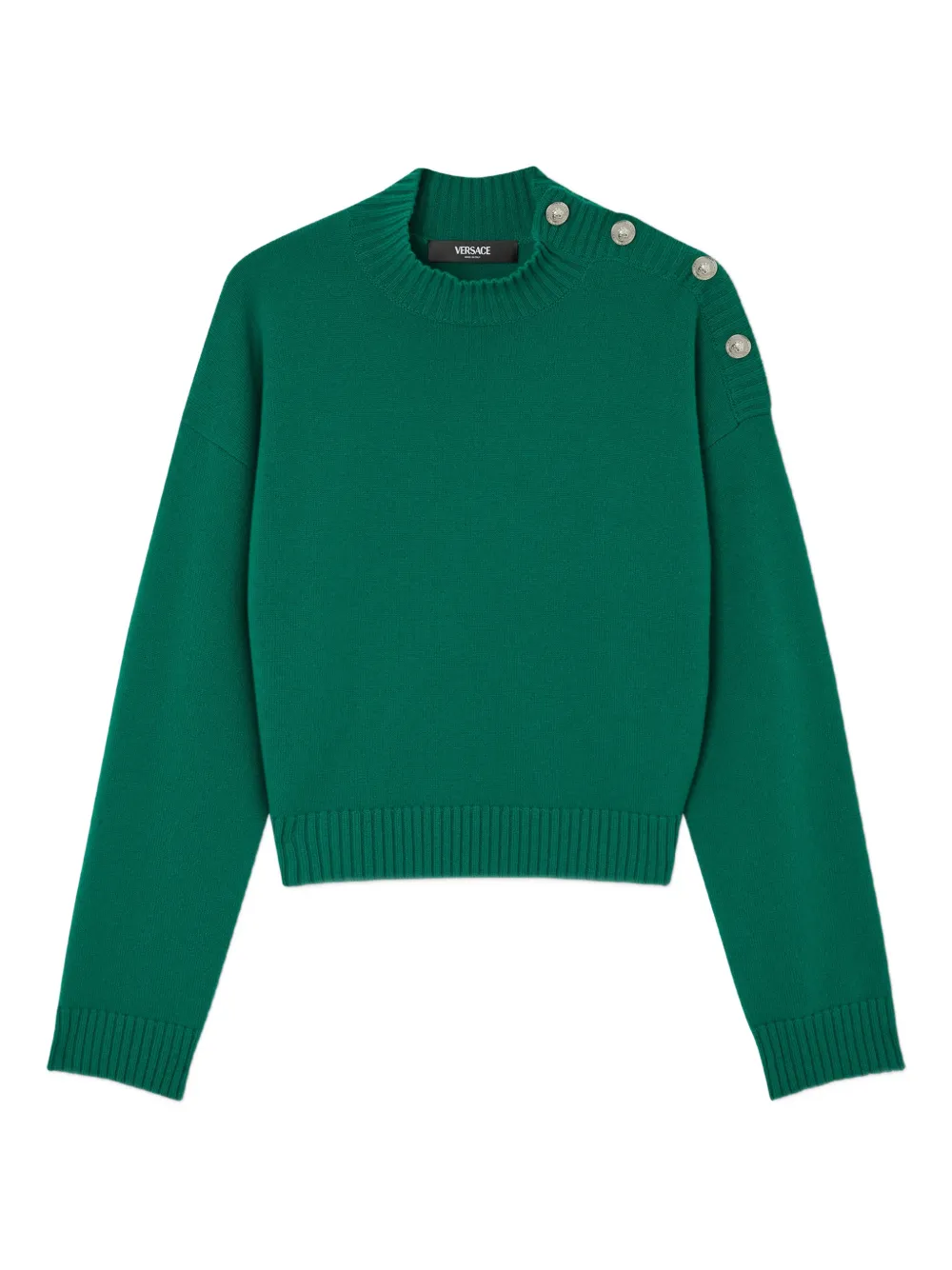 Versace mock-neck sweater - Verde