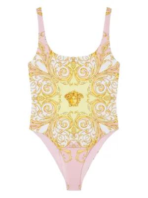 Versace ロゴ ドレス水着 | ブラック | FARFETCH JP