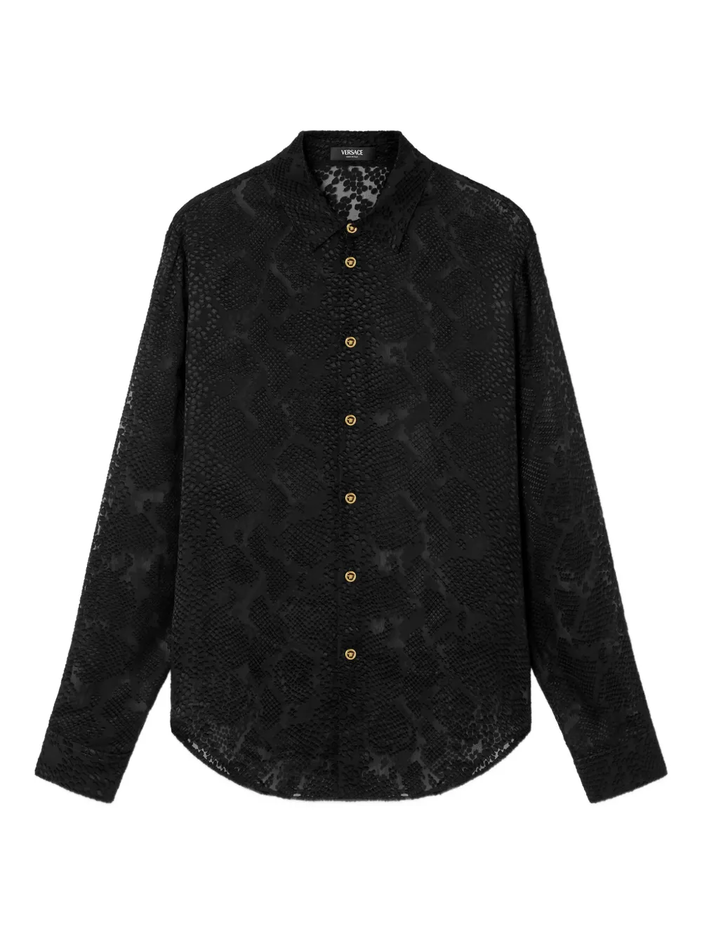 Versace Camicia con stampa - Nero