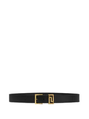 Versace グレカ バックル ベルト | ブラック | FARFETCH JP Versace グレカ バックル ベルト | ブラック | FARFETCH JP
