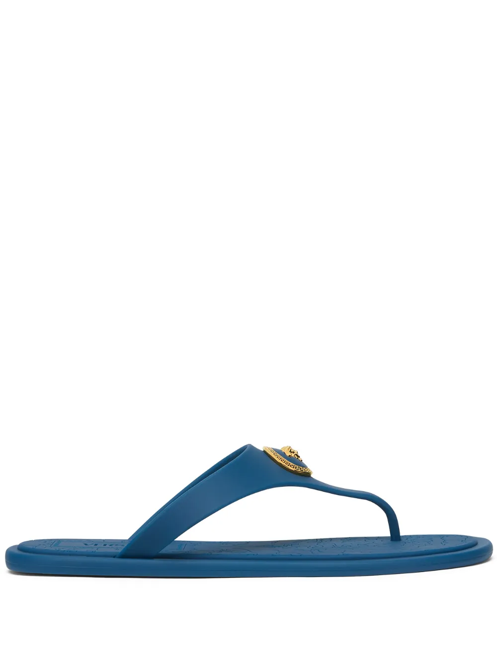 Versace Medusa-logo flip-flops - Blau