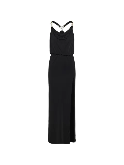 Versace jersey gathered gown