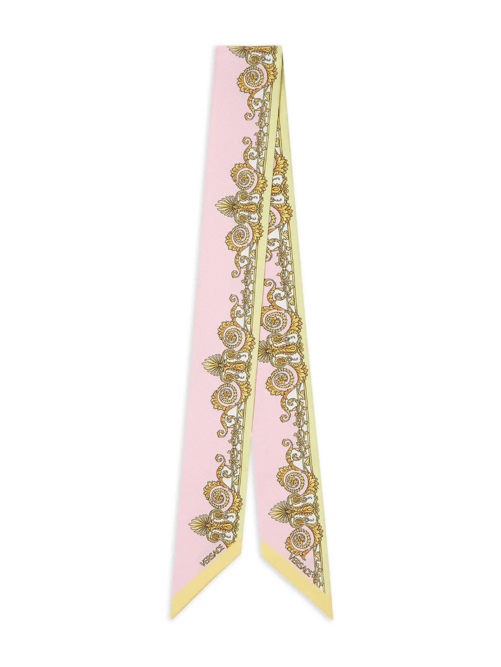 Versace Barocco-print scarf | Pink | Image 1