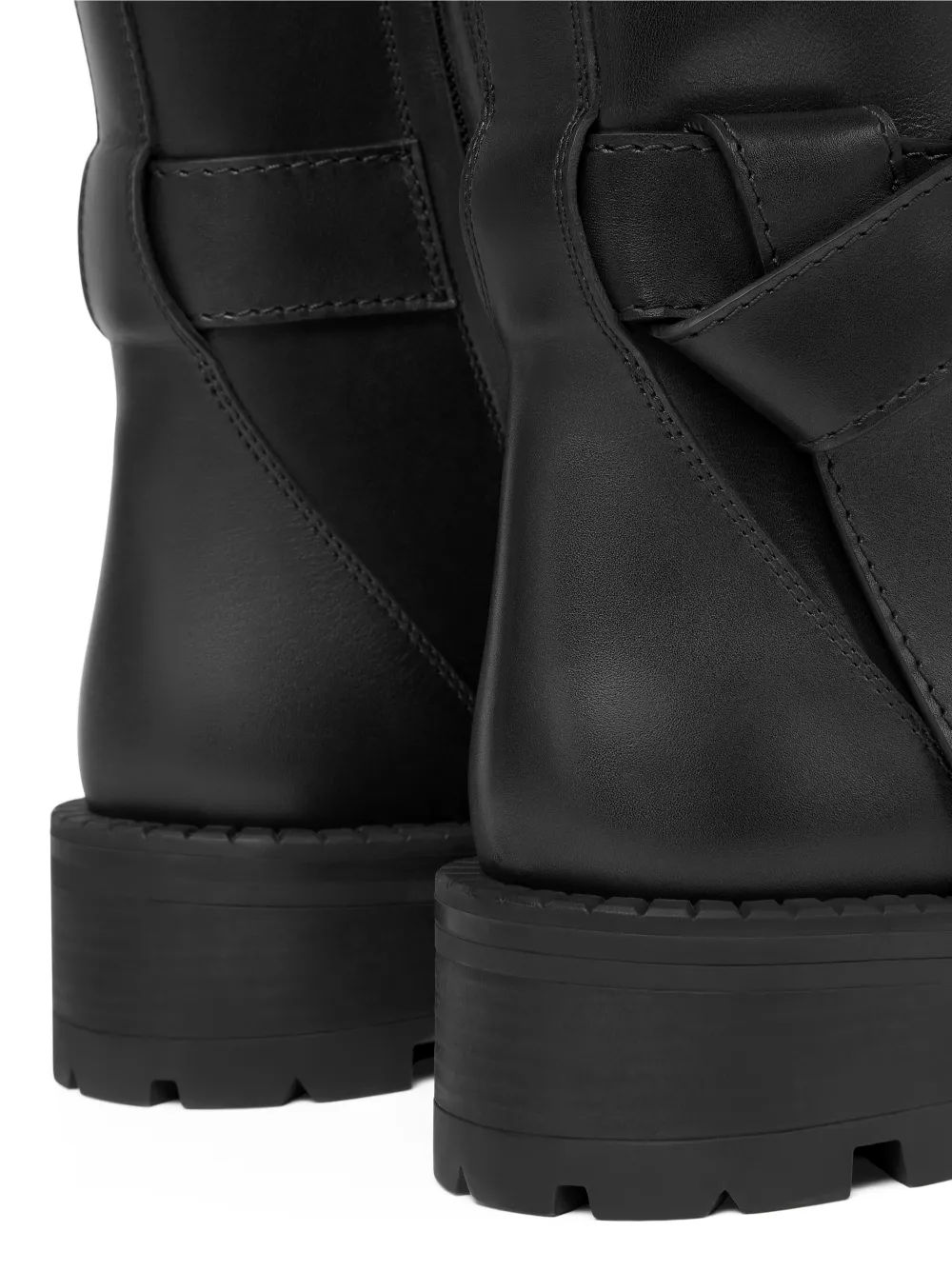 Versace Lace-up Ankle Boots In Black