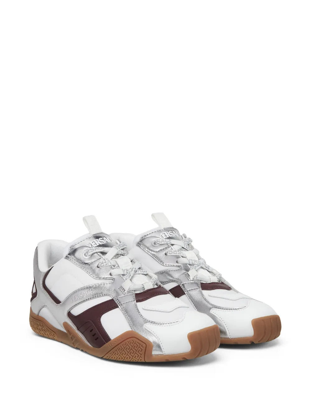 Versace Galaxia sneakers met logo - Wit