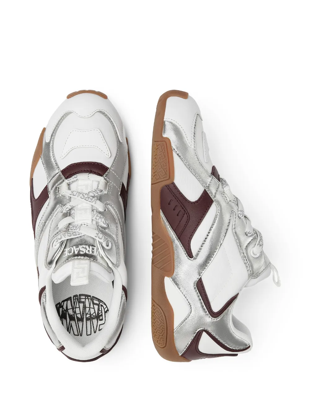 Versace Galaxia Logo Sneakers In Multi